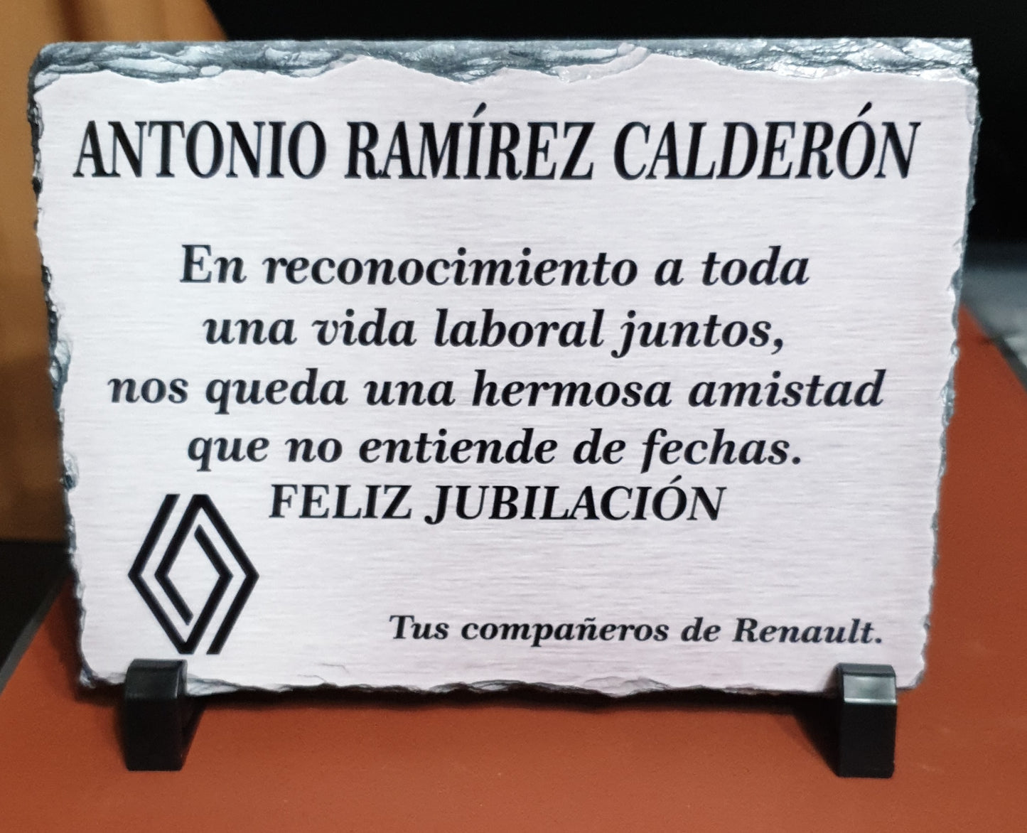 Portafotos Piedra Pizarra Rectangular